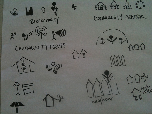 community center sketches